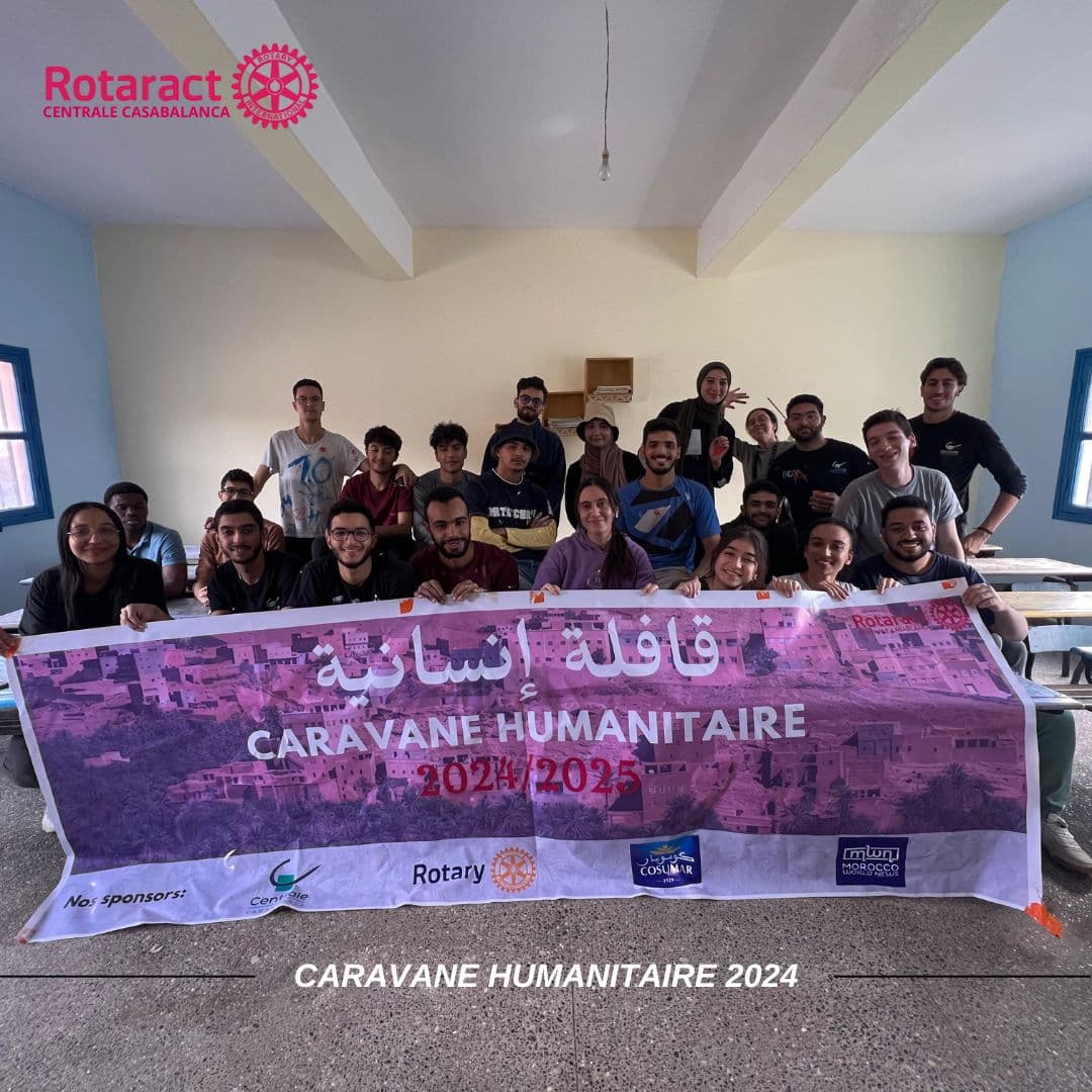 Caravane Humanitaire 2024 - Rotaract Centrale Casablanca